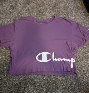 Champion Purple Crop Top